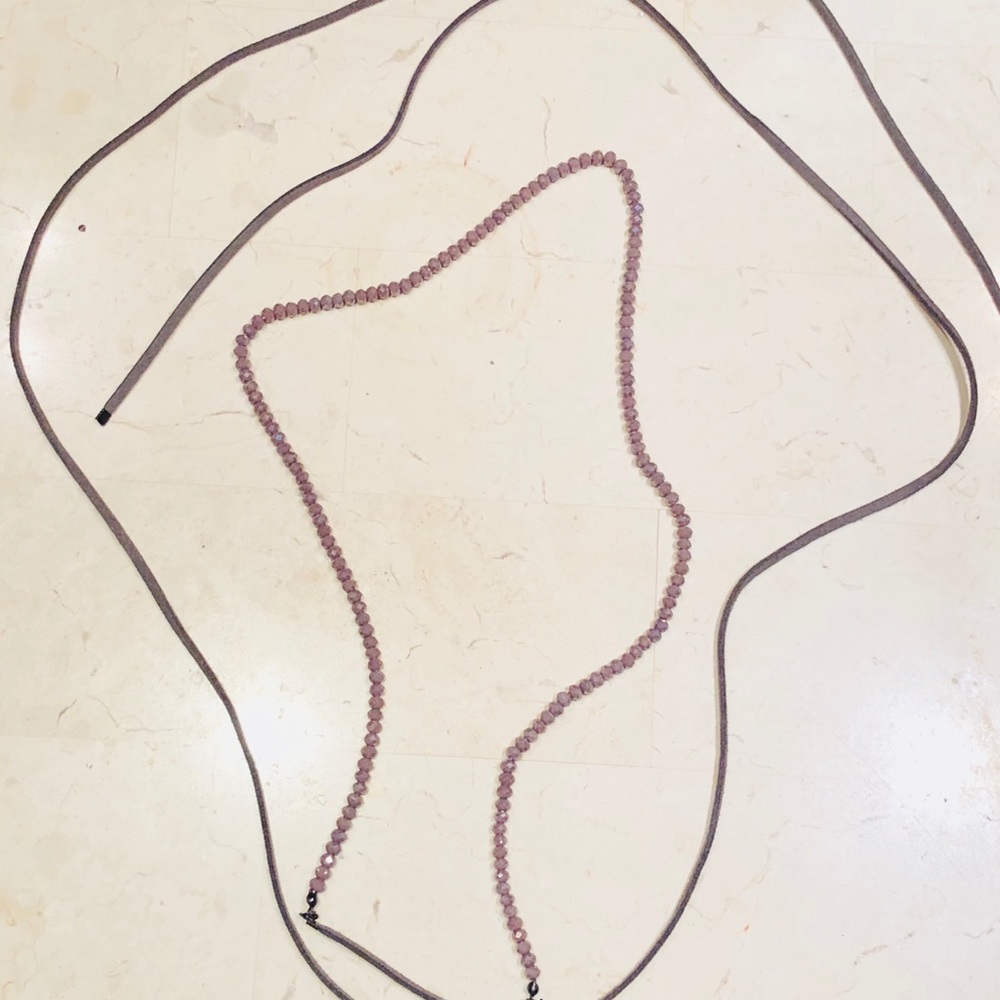 Top Shop Boho-chic Facet Beaded Tie Choker - Picture 5 of 6